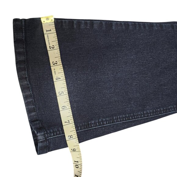 Democracy "Ab"solution Women 16W Indigo Itty Bitty Bootcut Jean Dark Wash Denim - Picture 16 of 16